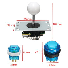 Dimensions of LED buttons and Joystick