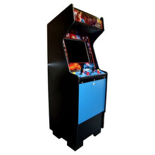 Standard blue arcade side view