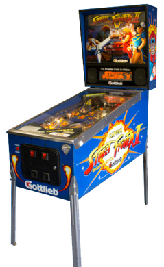 Refurbished Pinball Street Fighter II